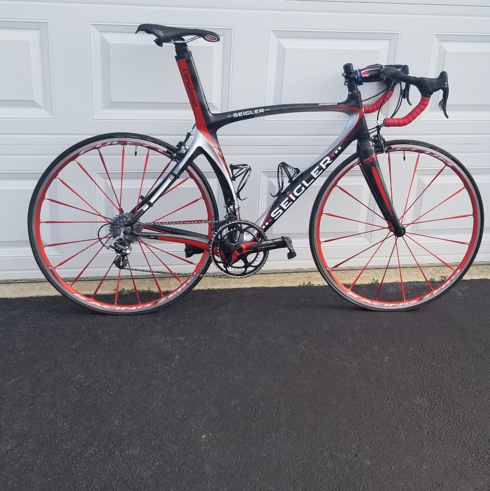 COPY - SEIGLER CARBON ROAD BIKE CAMPAGNOLO RECORD FULCRUM RACING Bicycle new